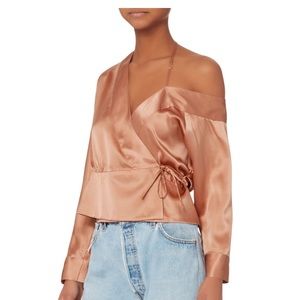 Michelle mason blush top from intermix